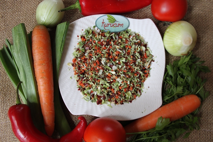 dried vegetable mix granule-6