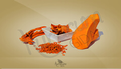 dried pumpkin granule, powder