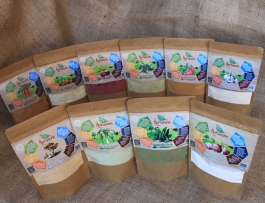 vegetable powders set